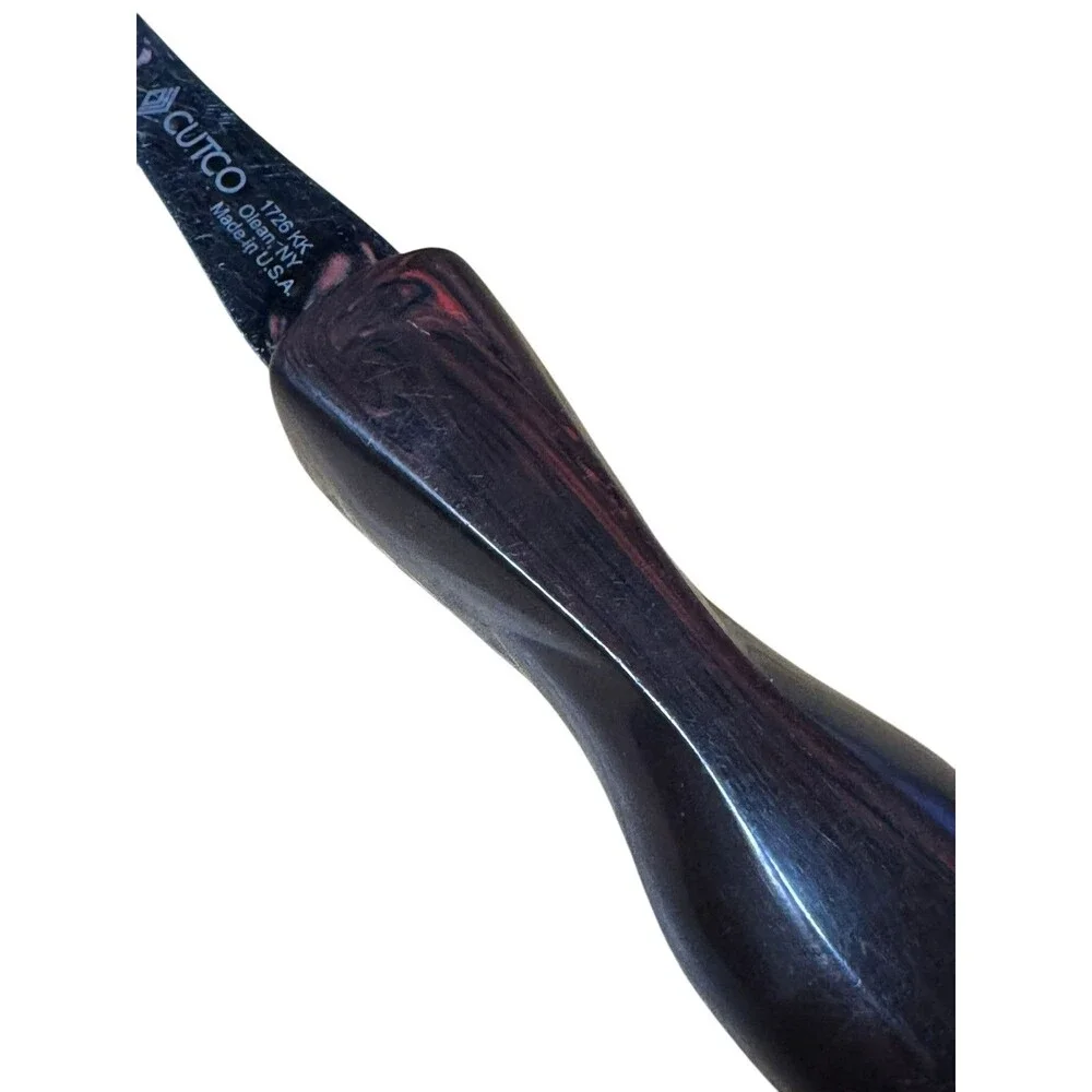 CUTCO 1726 KK Turning Fork Olean NY USA Classic Handle Dark Brown